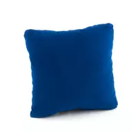 Подушка декоративная квадратная, синий флок_под нанесение