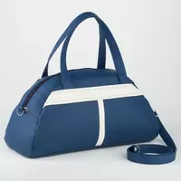 Спортивная сумка сине-белая флай