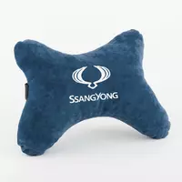 Дорожная подушка под голову BONE "ssangyong" флок