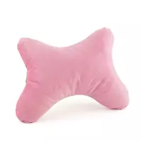 Дорожная подушка под голову BONE светло розовый флок_под нанесение