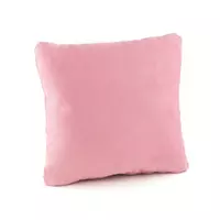 Подушка декоративная квадратная, светло розовый флок_под нанесение