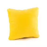 Подушка декоративная квадратная, желтый флок_под нанесение