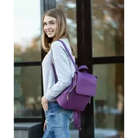 Рюкзак с клапаном фиолетовый флай_склад