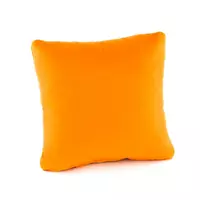 Подушка декоративная квадратная, оранжевый флок_под нанесение