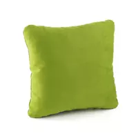 Подушка декоративная квадратная, зеленый флок_под нанесение