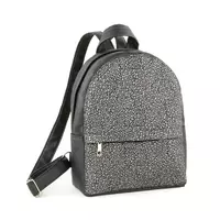Рюкзак Fancy mini черный флай с серебряным узором_склад_m