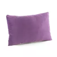 Подушка декоративная прямоугольная, фиолетовый флок_под нанесение